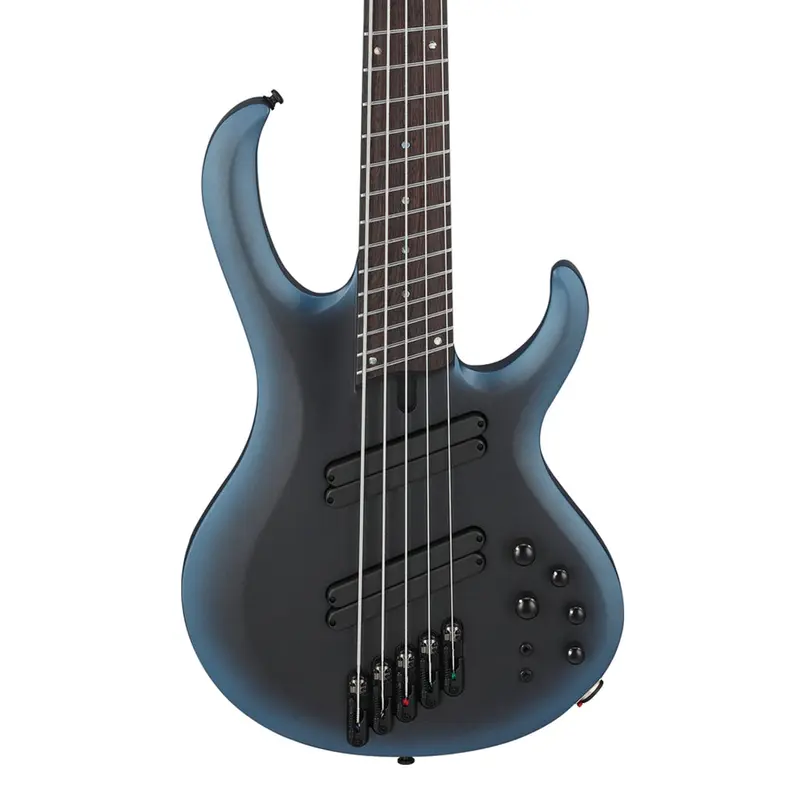Ibanez BTB605MS Midnight Arctic Ocean Matte 5 String Electric Bass with Case