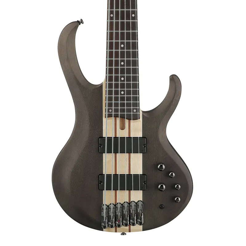 Ibanez BTB606 Transparent Gray Flat 6 String Electric Bass