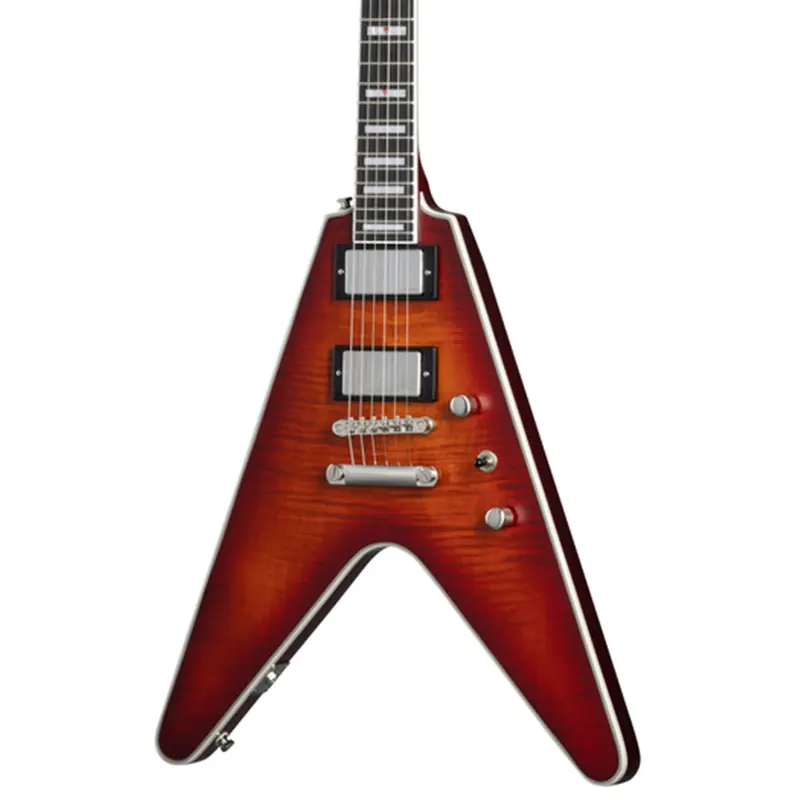 Epiphone Flying V Prophecy - Aged Bengal Tiger Burst