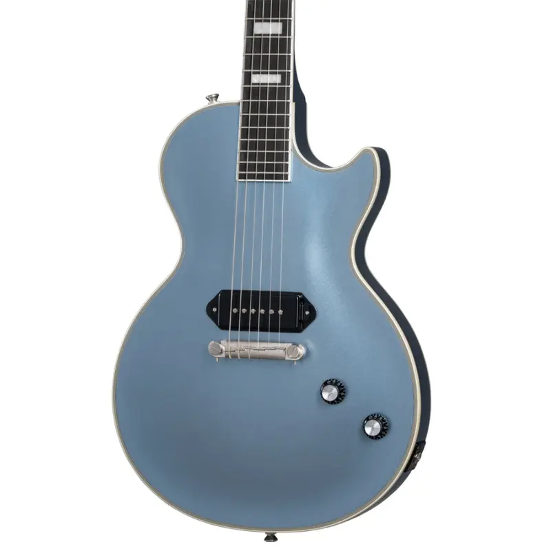 Epiphone Jared James Nichols "Blues Power" Les Paul Custom Electric Guitar - Aged Pelham Blue