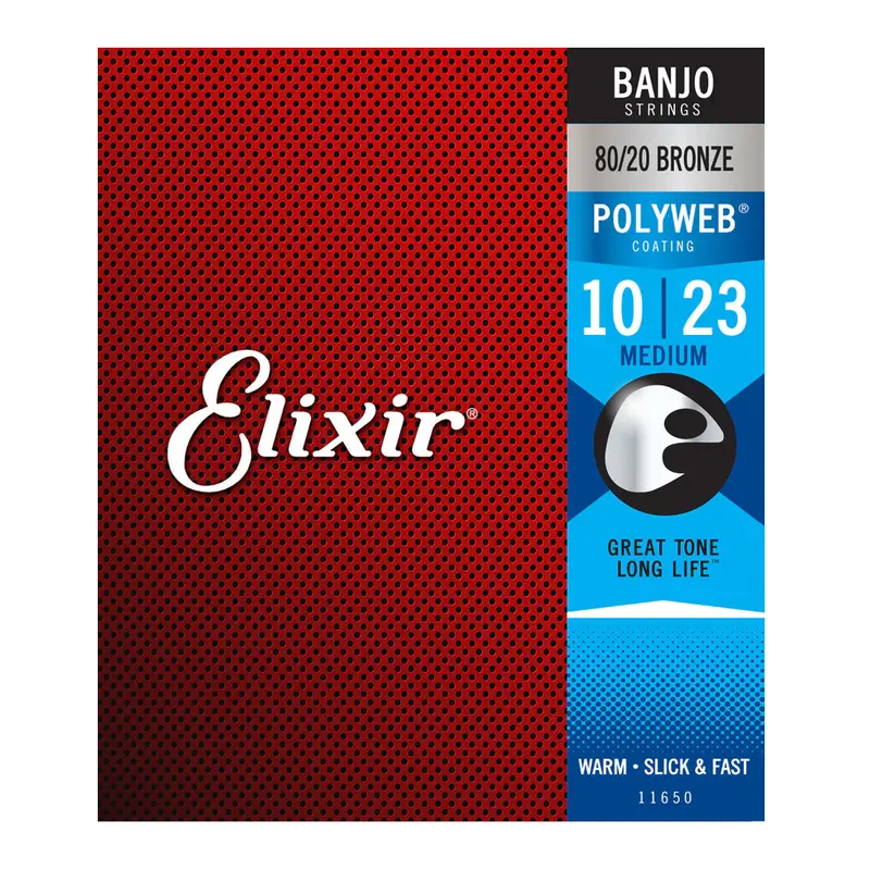 Elixir Polyweb Banjo Strings 10-23