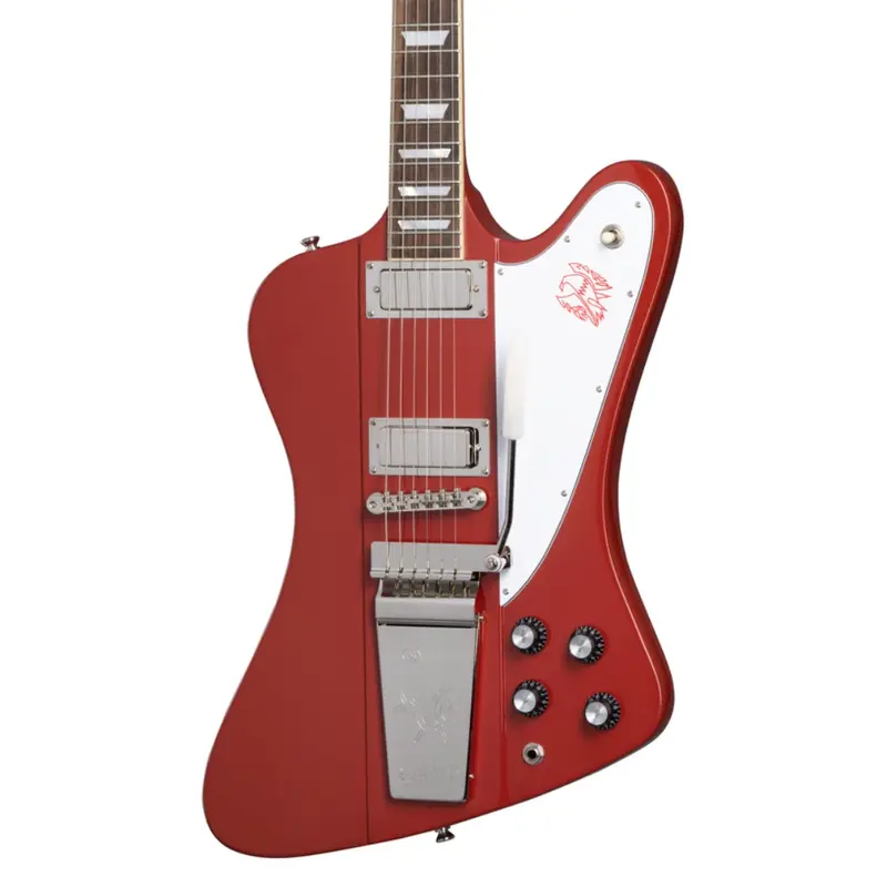 Epiphone 1963 Firebird V Maestro In Case Ember Red