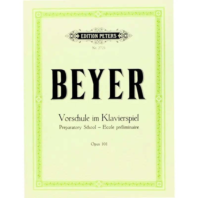 Edition Peters BEYER Preparatory School Opus 101