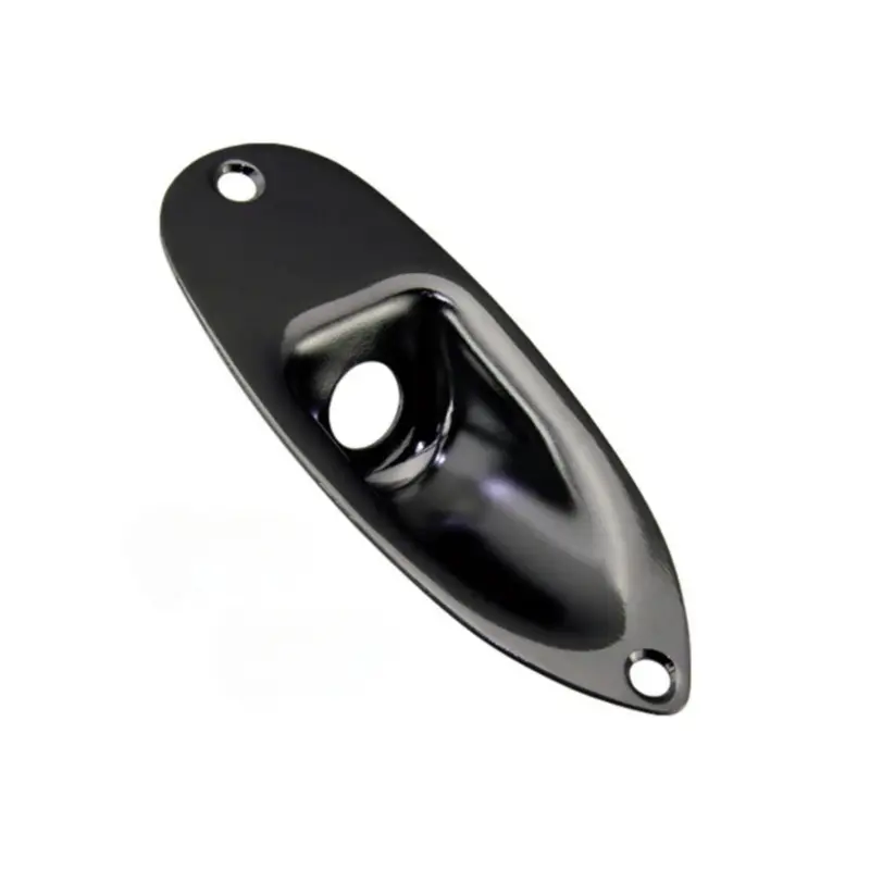Eagle Strat Style Jack Plate - Black