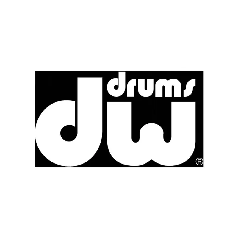 DW Drums Decal - White
