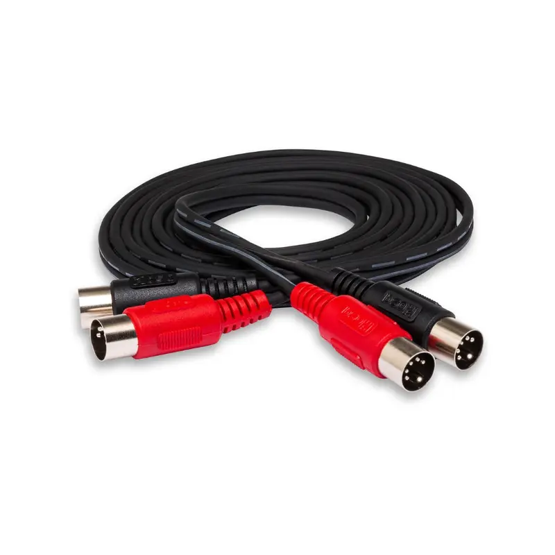 Hosa Technology Dual 5-pin DIN to Same Dual MIDI Cable 2m