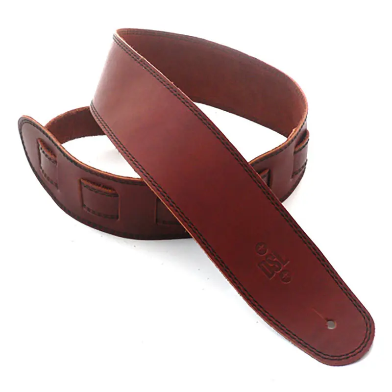 DSL SGE25-16-1 Strap 2.5" Single Ply Maroon with Black Stitch