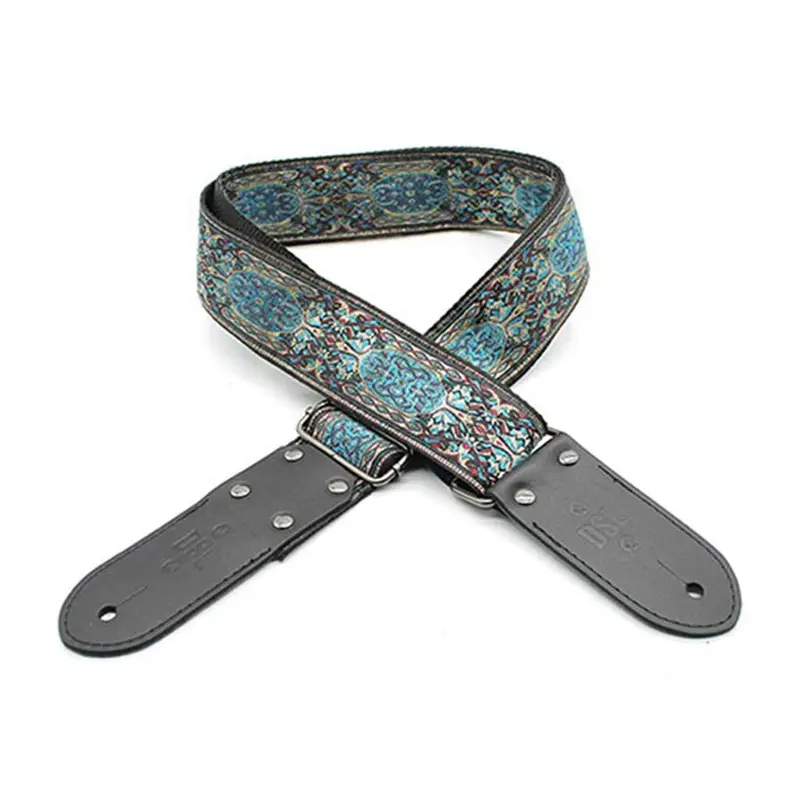 DSL Strap 2" Jacquard Weave Shiraz Blue