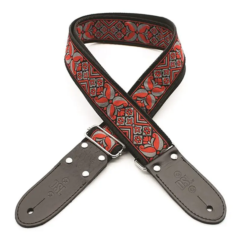 DSL JAC20-DC-RED Strap 2" Jacquard Weave DC Red