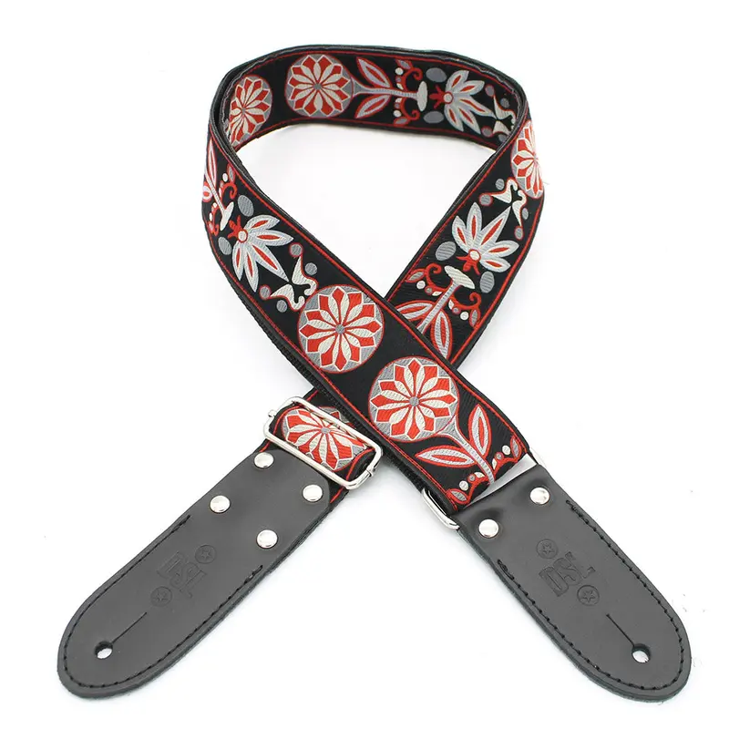 DSL JAC20-FAIR-RED Strap 2" Jacquard Weave Fair Red
