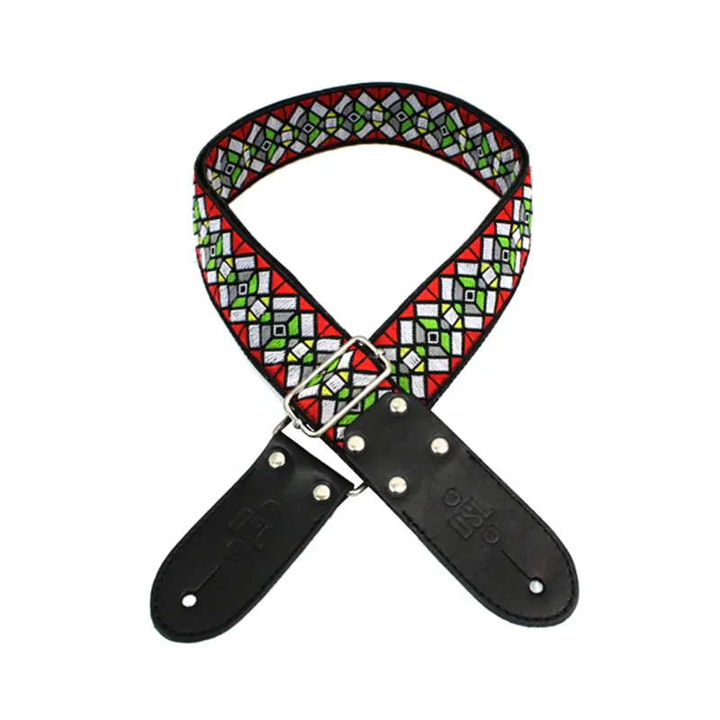 DSL JAC20-HAZERED 2" Strap Jacquard Weave Haze Red