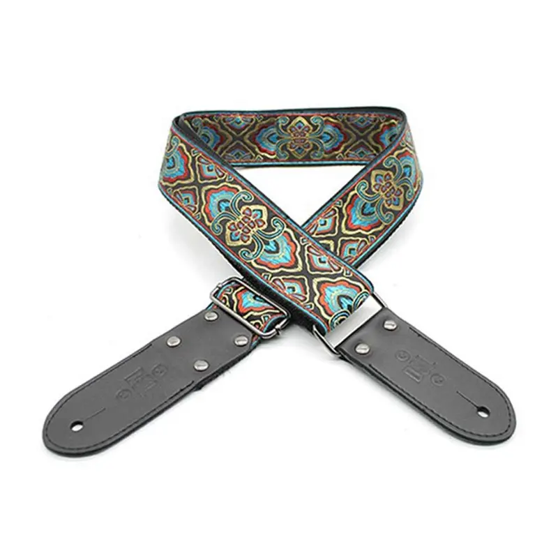 DSL Jacquard Weaving 2" Guitar Strap -  Mermaid Blue