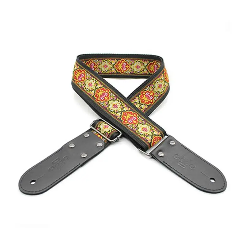 DSL Jacquard Weaving 2" Guitar Strap - Whisper Pink