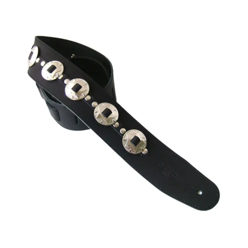 DSL Concho Black Star Guitar Strap
