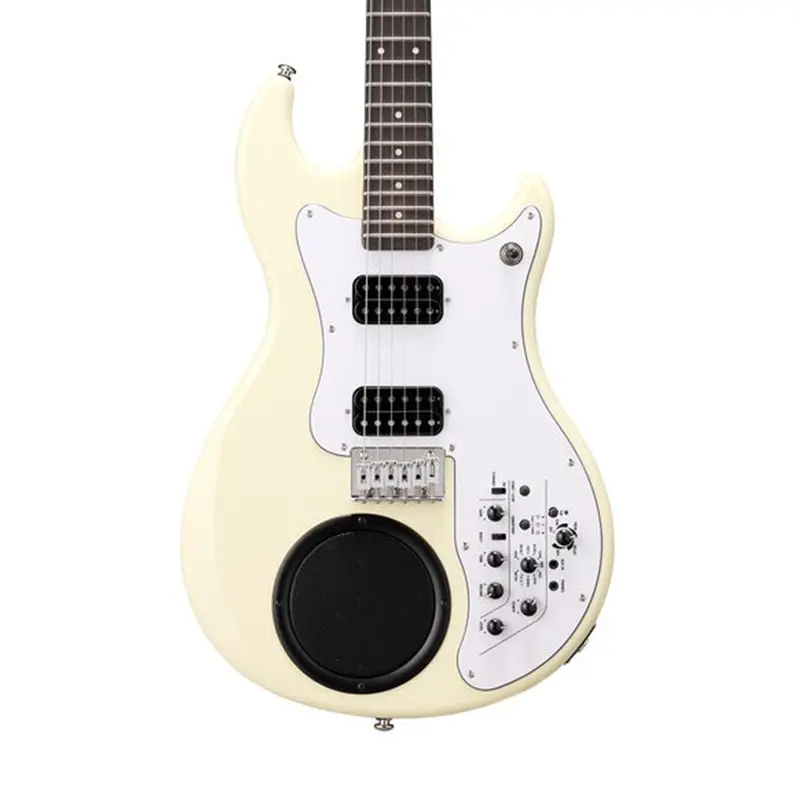 Vox APC-2 Travel Guitar w/Built-In Speaker Effects & Rhythm - White