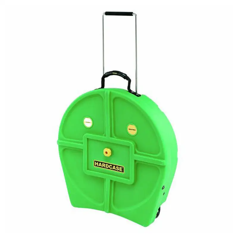 Hardcase 24" Light Green Cymbal Case With Wheels