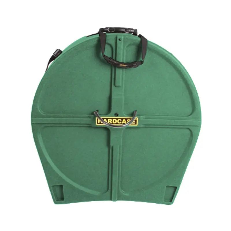 Hardcase Lined Granite 22" Bass Drum Case - Dark Green