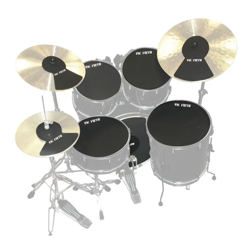 Vic Firth PP7 Pre Pack Mutes - 10'', 12'', 14"(2), 18'', Hi-Hat & Cymbals (2)