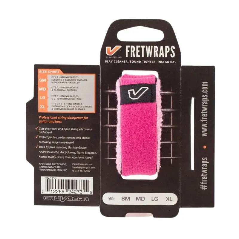Gruv Gear Fretwraps 1 Pack - Medium - Pink