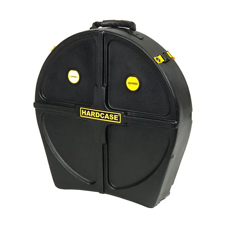 Hardcase 24" Black Cymbal Case With Wheels