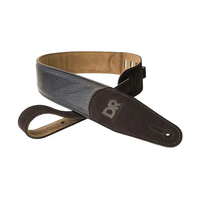 DR Butter-Soft Guitar Leather Straps - Brown