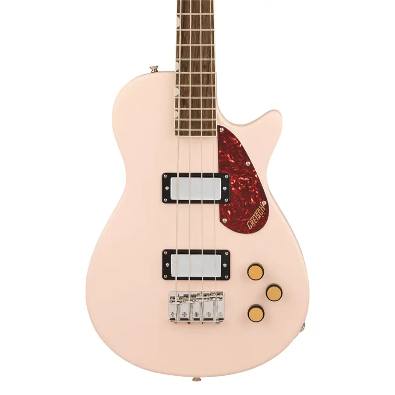 Gretsch Streamliner Jet Club Single-Cut Bass Guitar - Shell Pink, Laurel Fingerboard