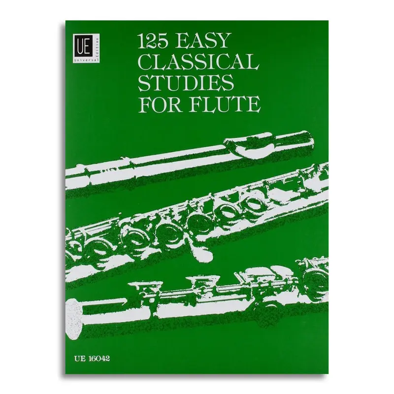 Universal Edition 125 Easy Classical Studies For Flute