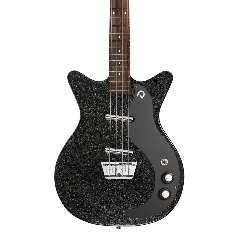Danelectro '59 Short Scale Bass - Black Metal Flake