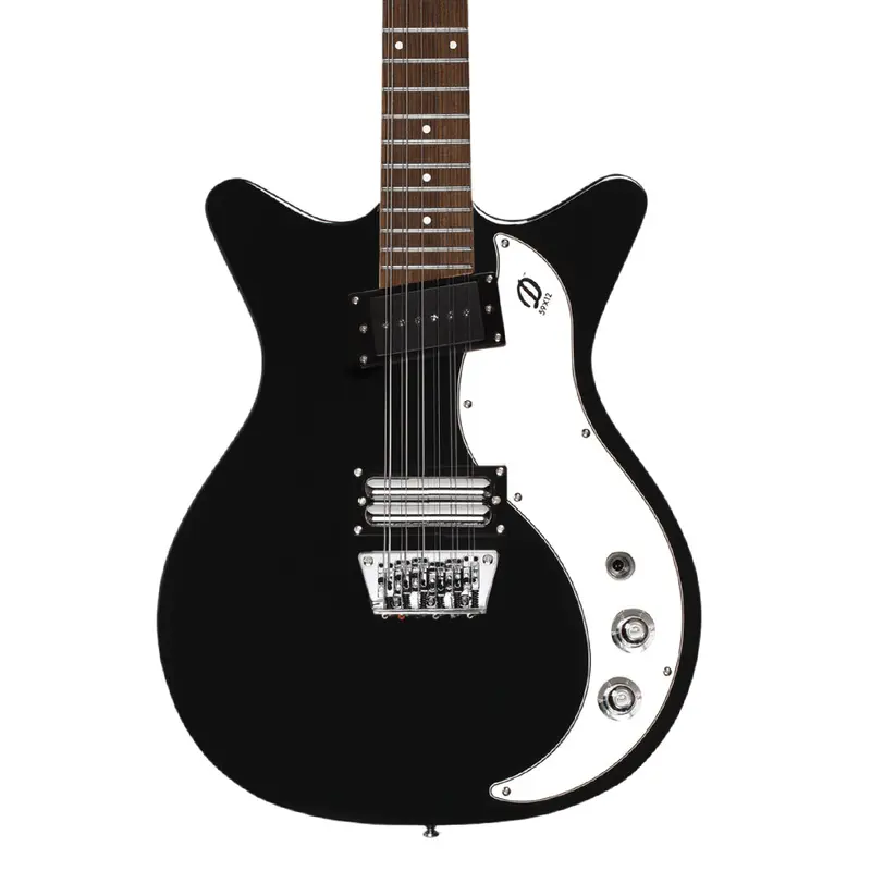 Danelectro '59 Vintage 12-String Electric Guitar - Black Sparkle