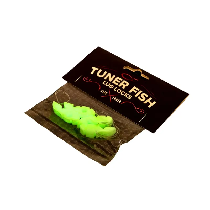 Tuner Fish Lug Locks Glow in the Dark 4 Pack