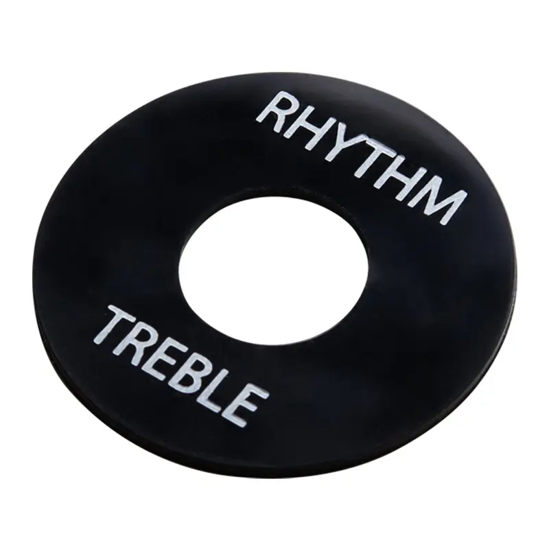 Gibson Toggle Switch Washer - Black, White Imprint