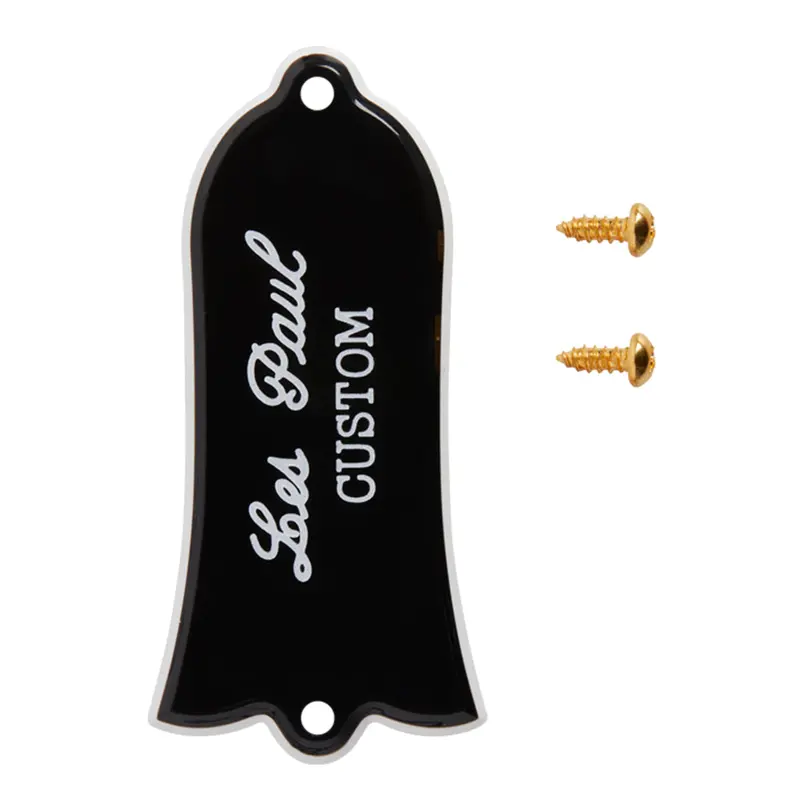 Gibson Truss Rod Cover "Les Paul Custom" -  Black