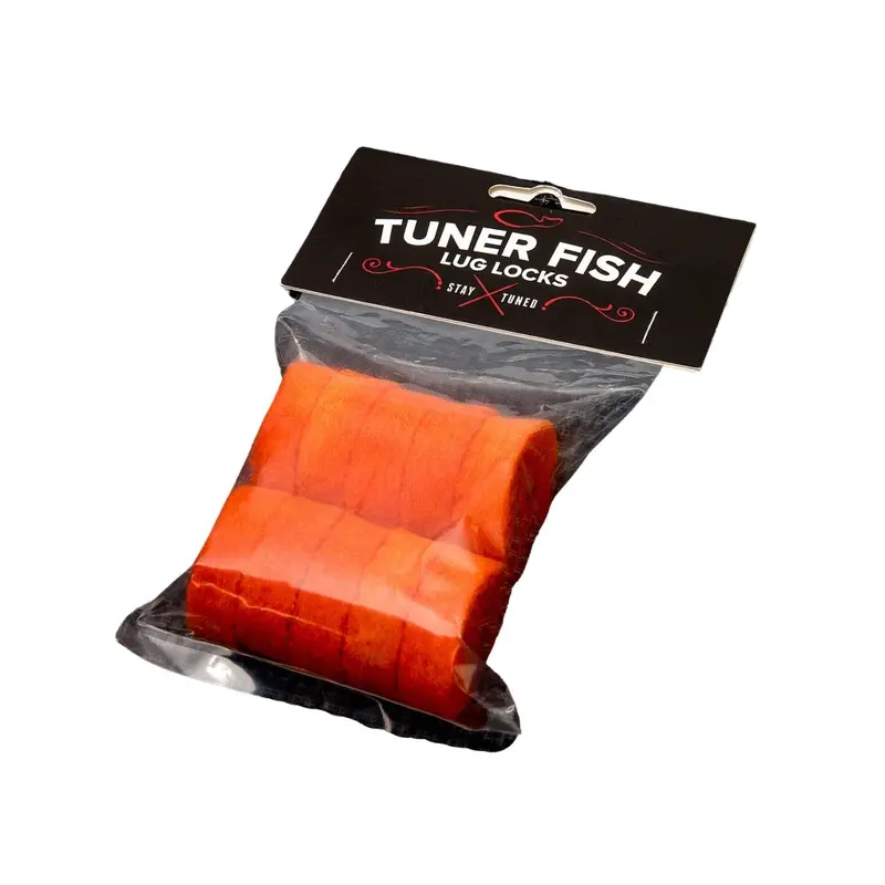 Tuner Fish Cymbal Felts - 10 Pack (Orange)