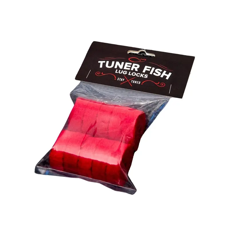 Tuner Fish Cymbal Felts - 10 Pack (Red)