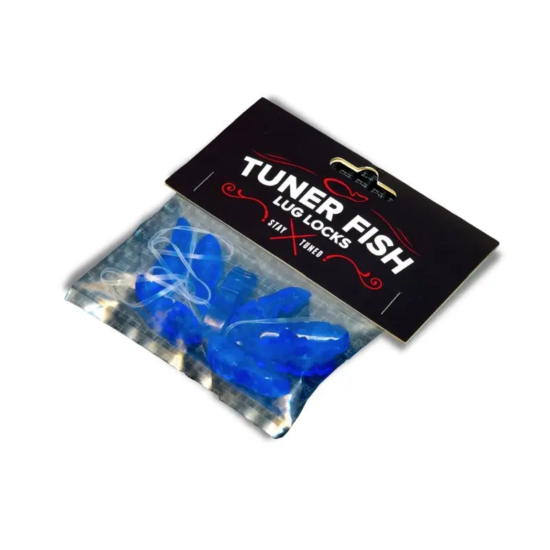 Tuner Fish Lug Locks Blue 8 Pack