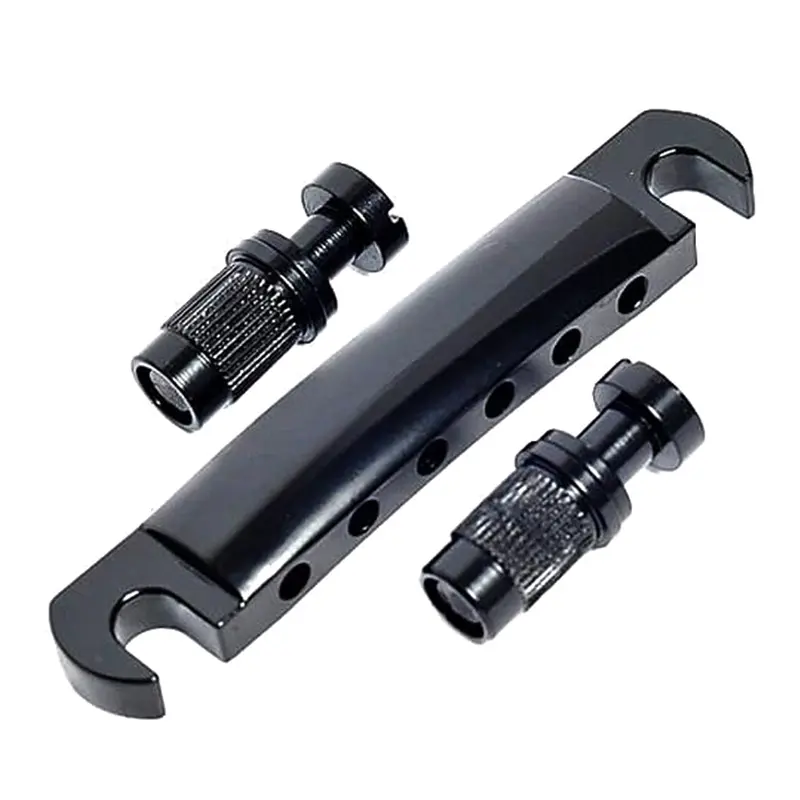 Gibson Stop Bar Tailpiece (Black Chrome)