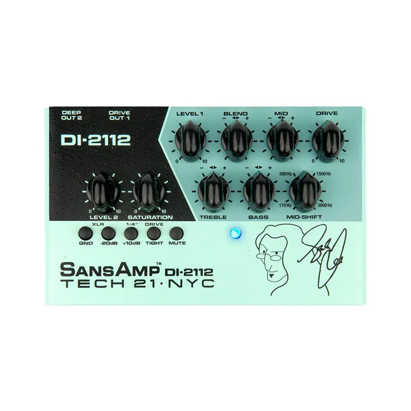 Tech 21 Geddy Lee DI-2112 Signature SansAmp Preamp Pedal