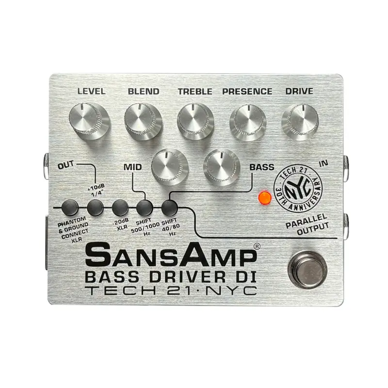 Tech 21 Sansamp Bass Driver DI Limited Edition 30th Anniversary