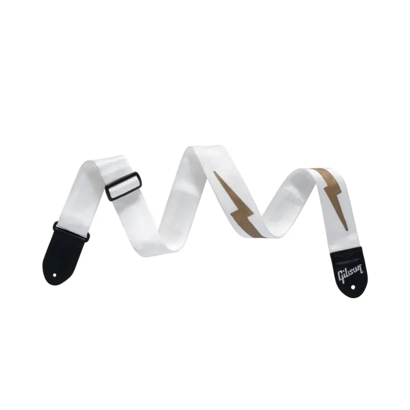 The Lightning Bolt Seatbelt Strap White