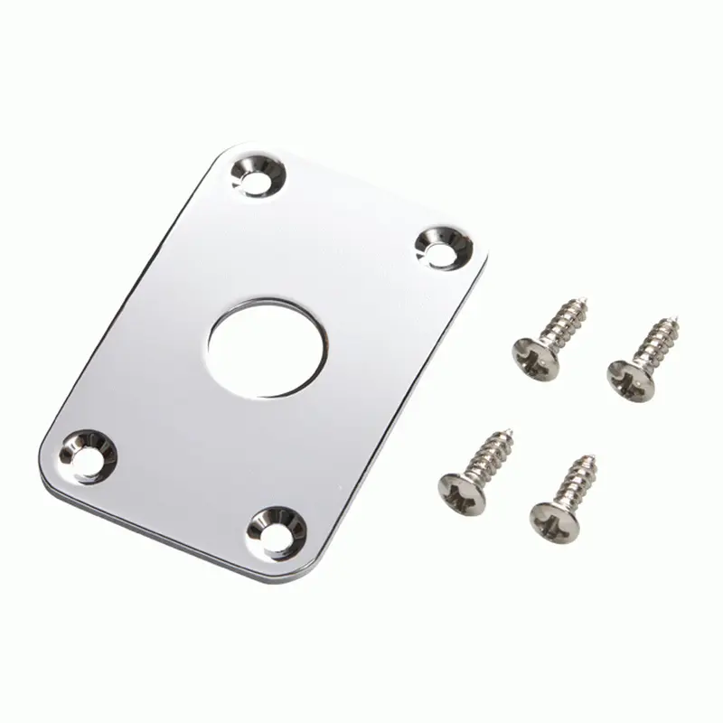 Gibson Metal Jack Plate Explorer - Chrome