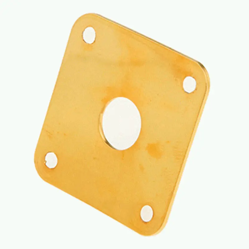 Gibson Metal Jack Plate - Gold