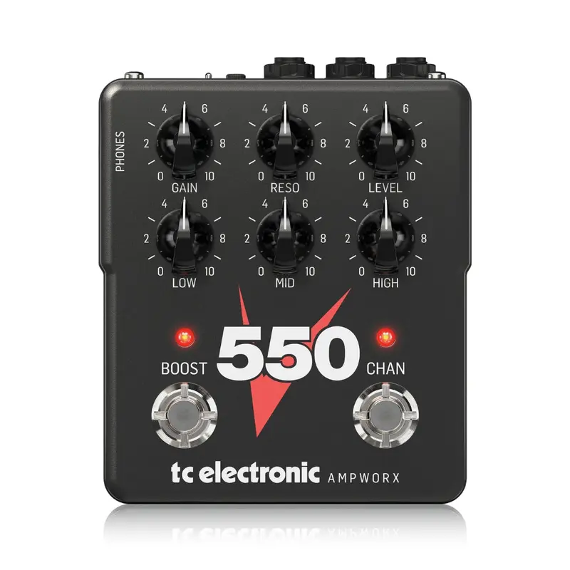 TC Electronic V550 Dual Channel Guitar Preamp Pedal