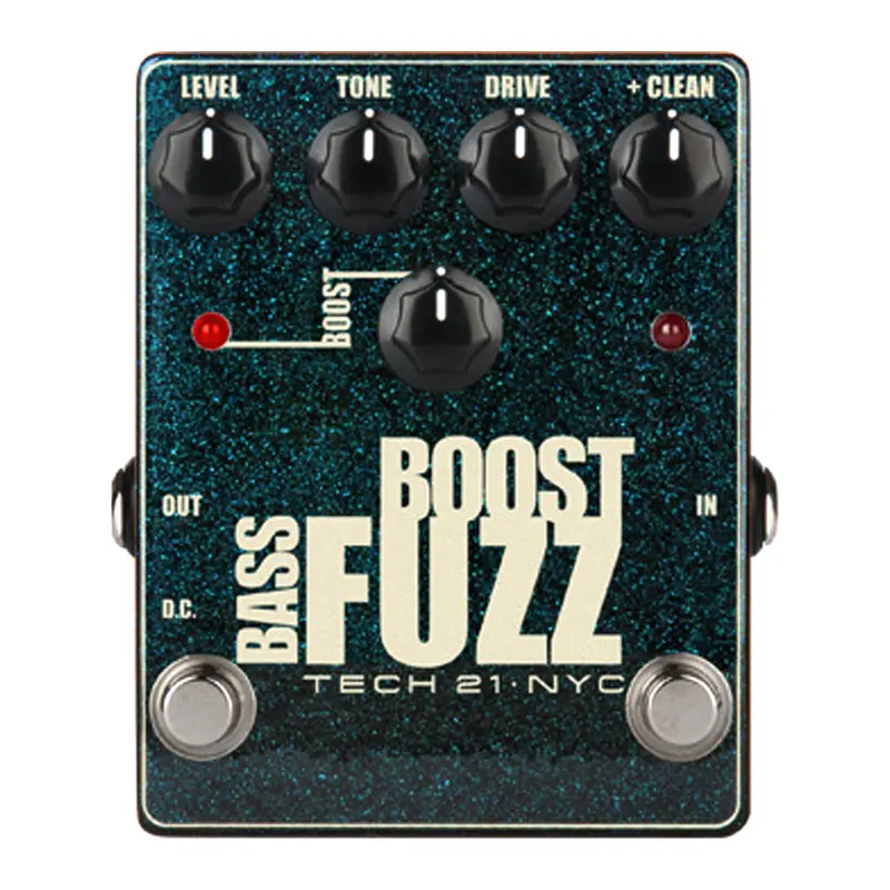 TECH 21 Boost Metallic Bass Fuzz Pedal