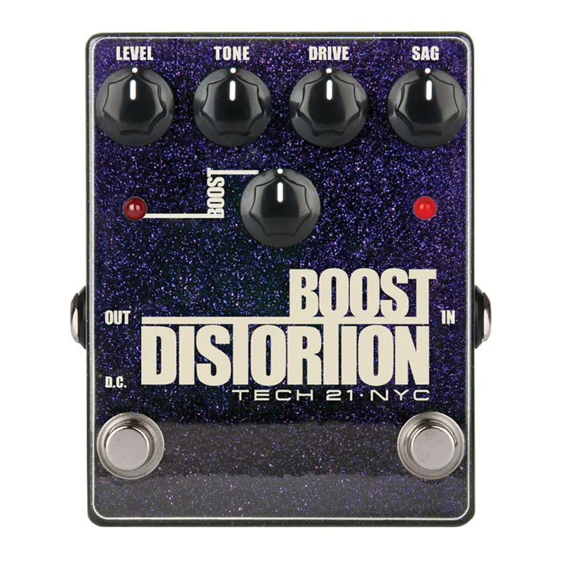 TECH 21 Boost Metallic Distortion Pedal