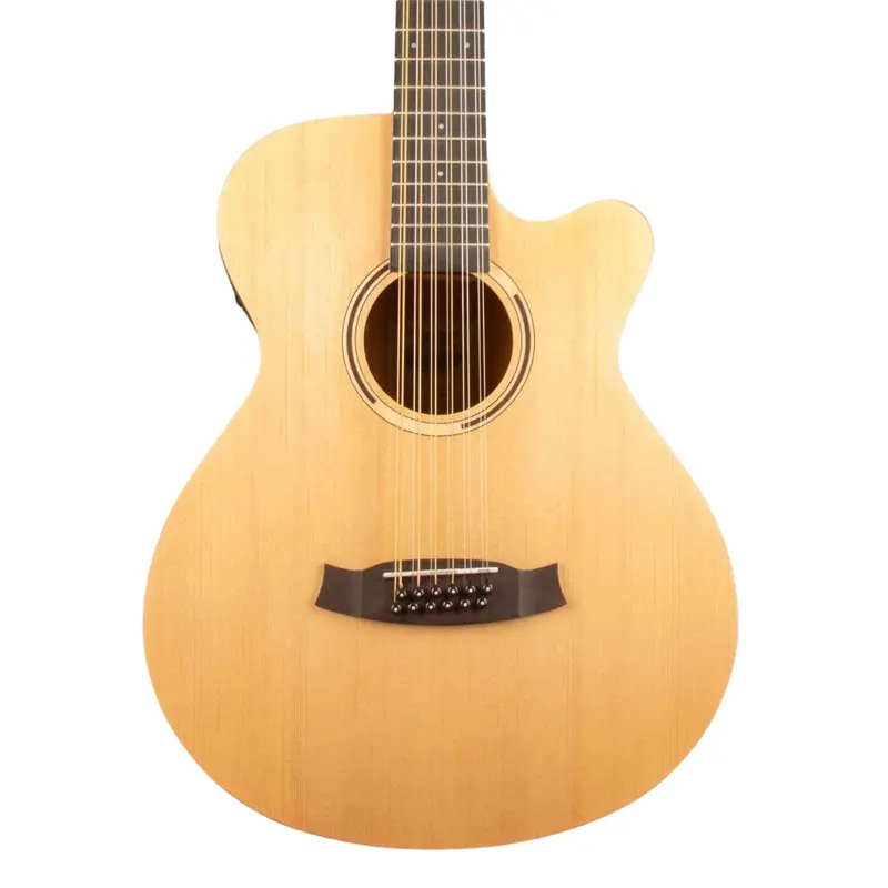 Tanglewood Roadster II Superfolk 12-String Acoustic-Electric Guitar - Natural Satin