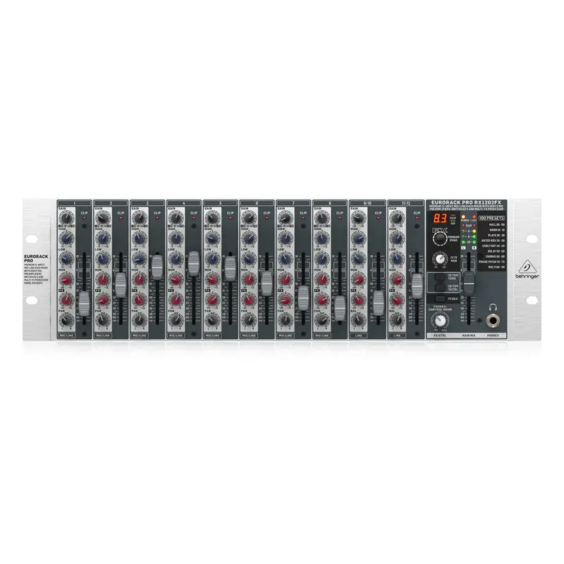 Behringer Eurorack Pro RX1202FX Rack Mixer