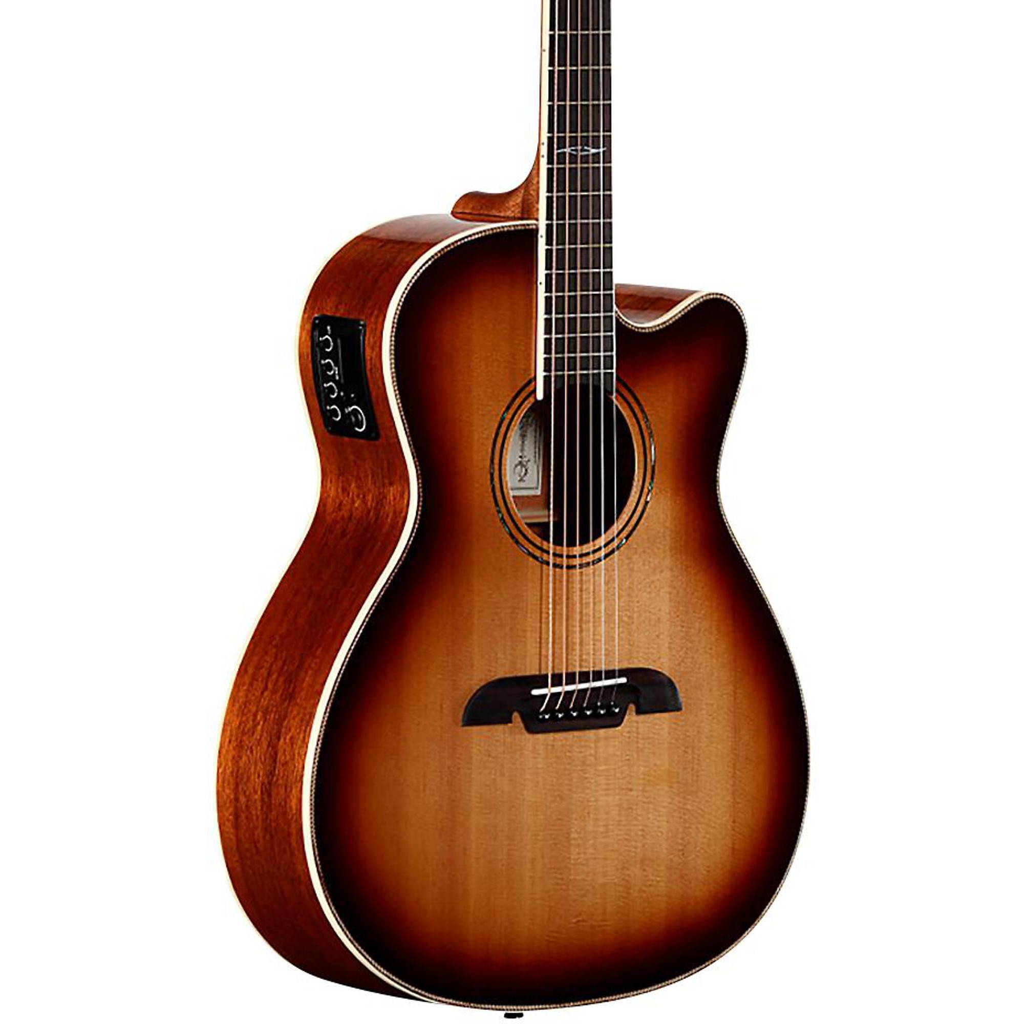 Alvarez AFH600CESHB OM/Folk Cutaway Acoustic-Electric Guitar