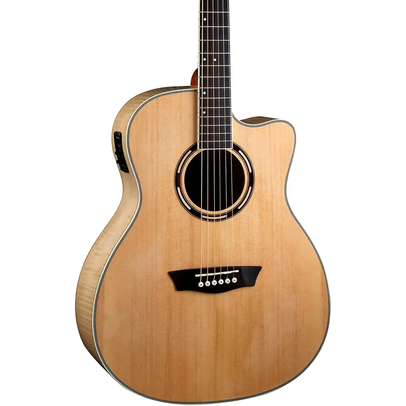 Washburn AG40CE Apprentice Series Grand Auditorium Cutaway Acoustic-Electric Guitar