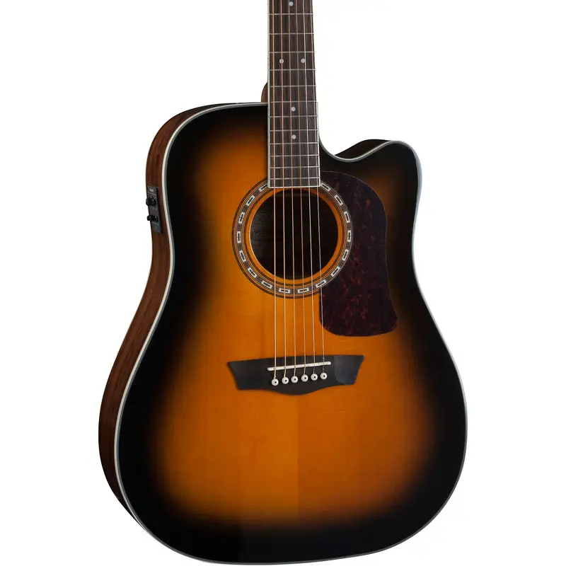 Washburn Heritage 10 Series Dreadnought Cutaway Acoustic-Electric Guitar
