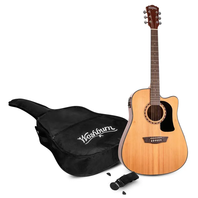 Washburn Apprentice Acoustic-Electric Guitar Pack